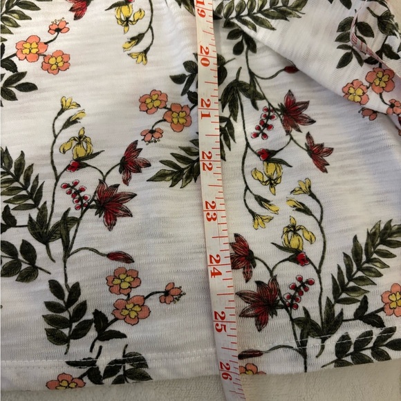 Liz Claiborne White Cream Tie Front Fitted Blouse - Picture 5 of 8